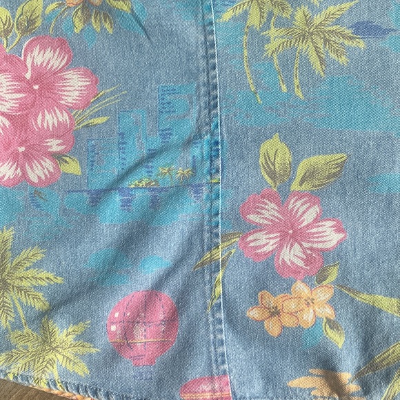 SAG HARBOR Sports tropical woman’s Blouse - Picture 4 of 6